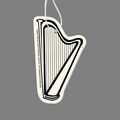 Paper Air Freshener Tag - Harp (Musical)